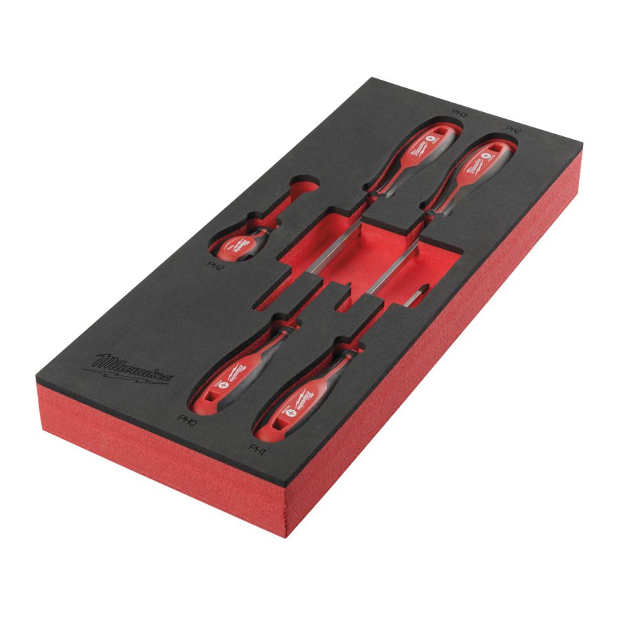 Tri-Lobe Schraubendreher Einlage 5-teilige PH Einlage für Werkstattwagen 78 cm - 1 Stück